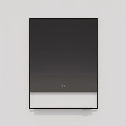 Castore Rectangle LED Wall Mirror in Detail.