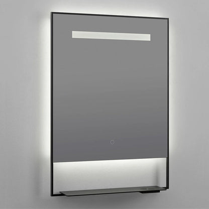 Castore Rectangle LED Wall Mirror in Detail.
