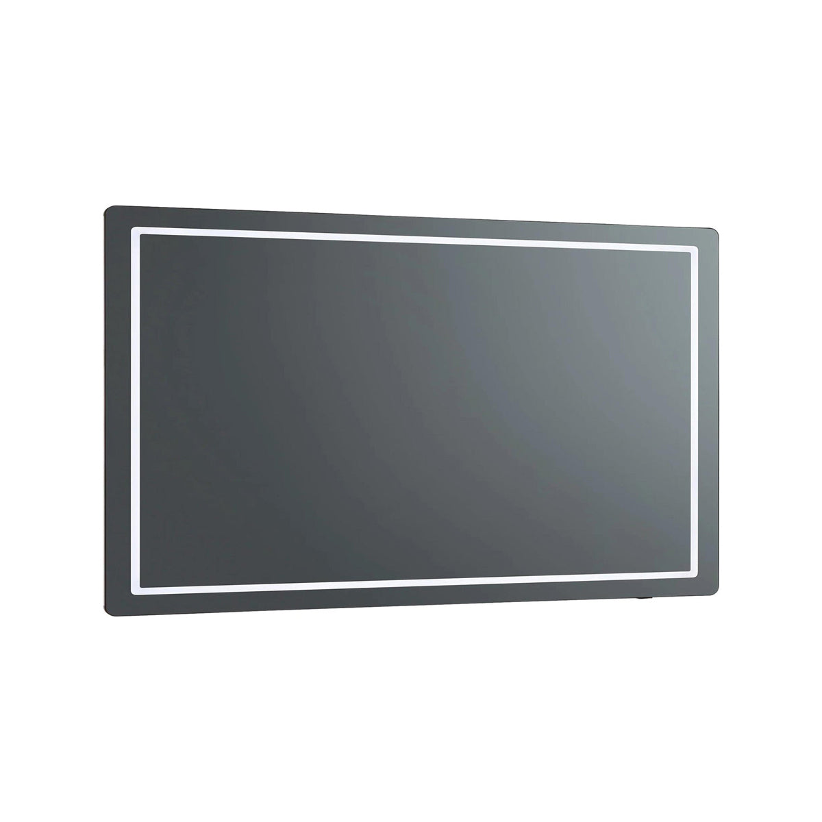 Compact Rectangle LED Wall Mirror (36-Inch).