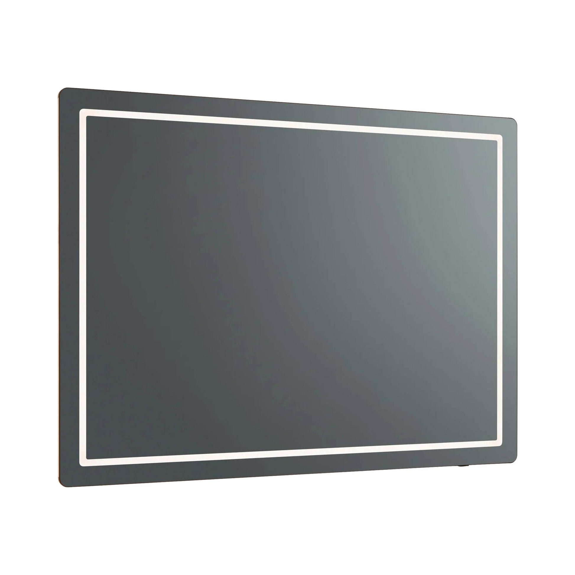 Compact Rectangle LED Wall Mirror.