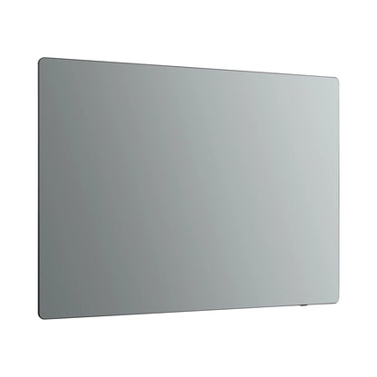 Compact Rectangle LED Wall Mirror in Detail.