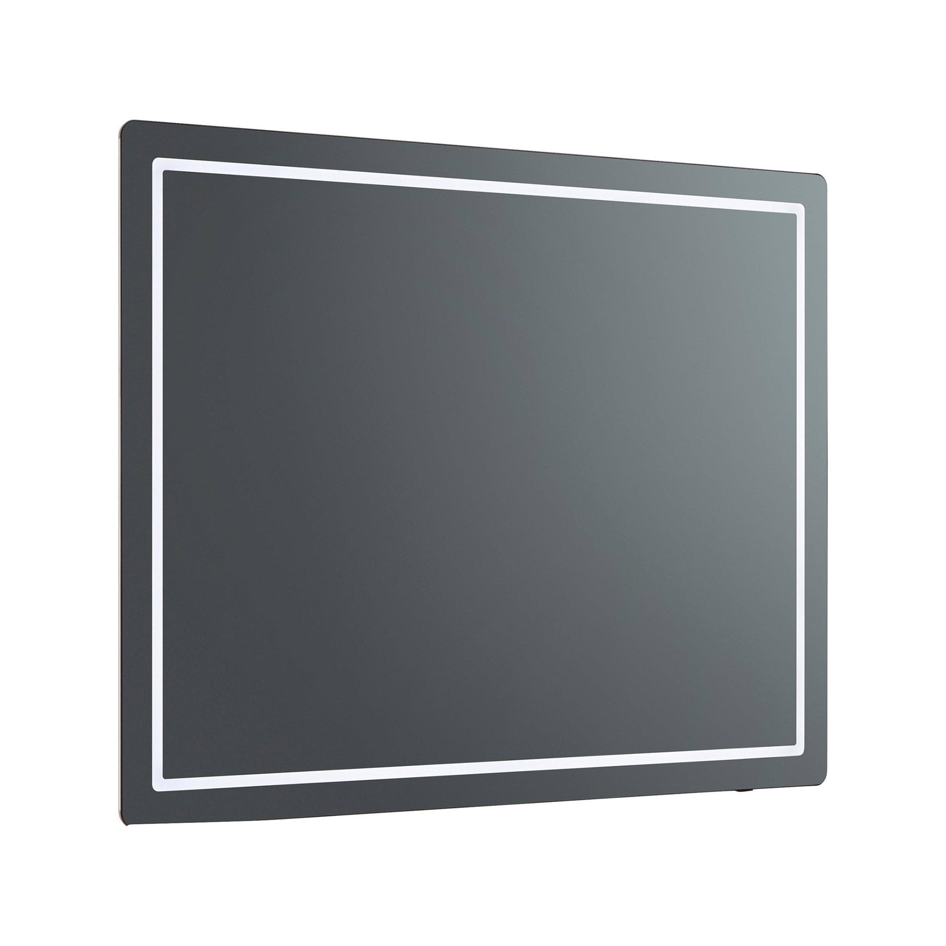 Compact Square LED Wall Mirror (48-Inch).