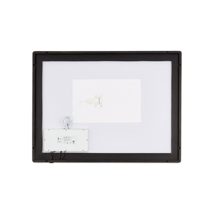 Compact Square LED Wall Mirror in Detail.