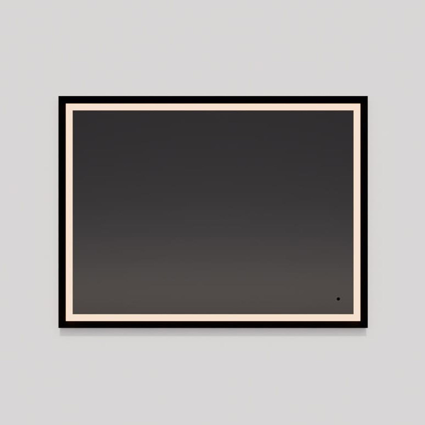 Dusk Rectangle LED Wall Mirror in Detail.