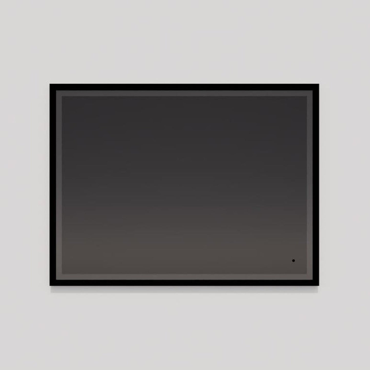 Dusk Rectangle LED Wall Mirror in Detail.