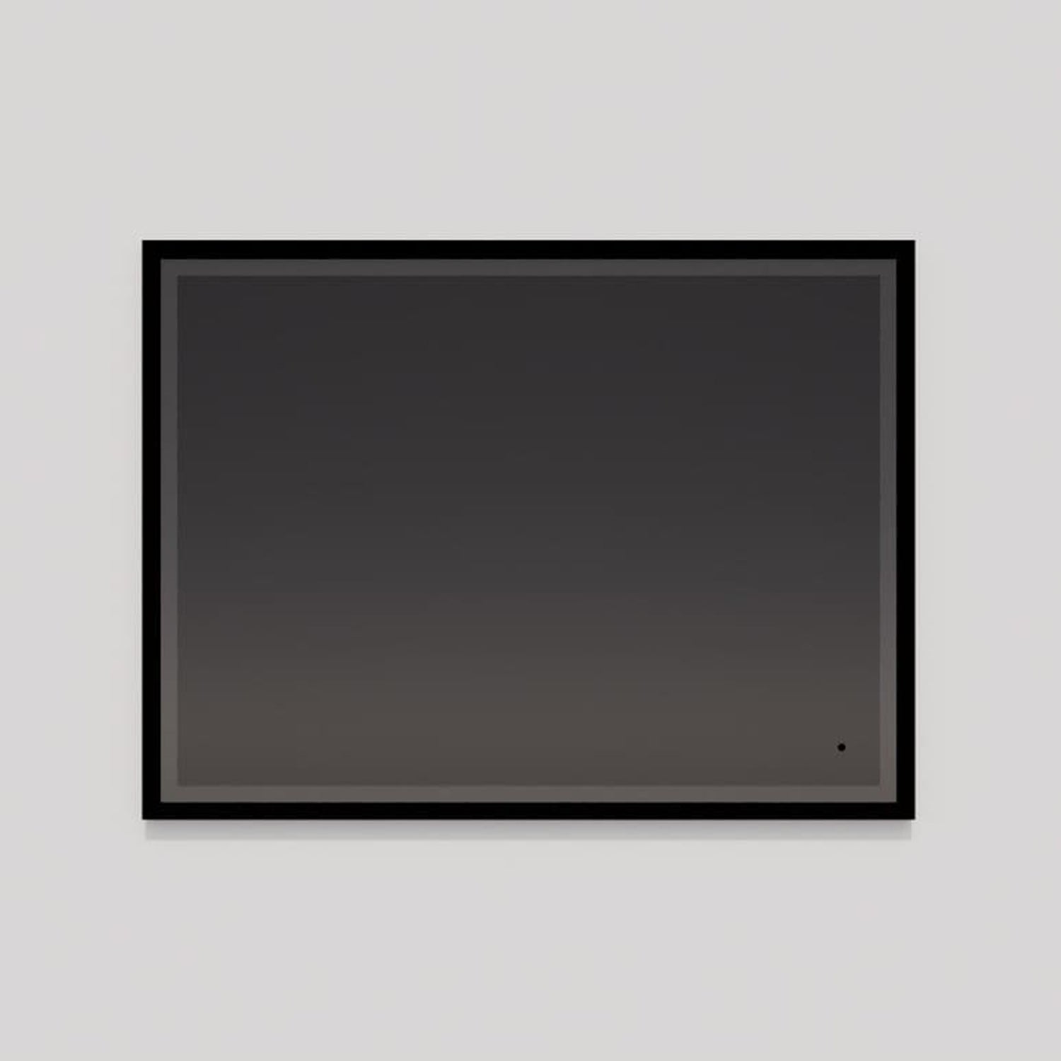 Dusk Rectangle LED Wall Mirror in Detail.