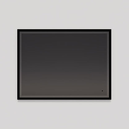 Dusk Rectangle LED Wall Mirror in Detail.