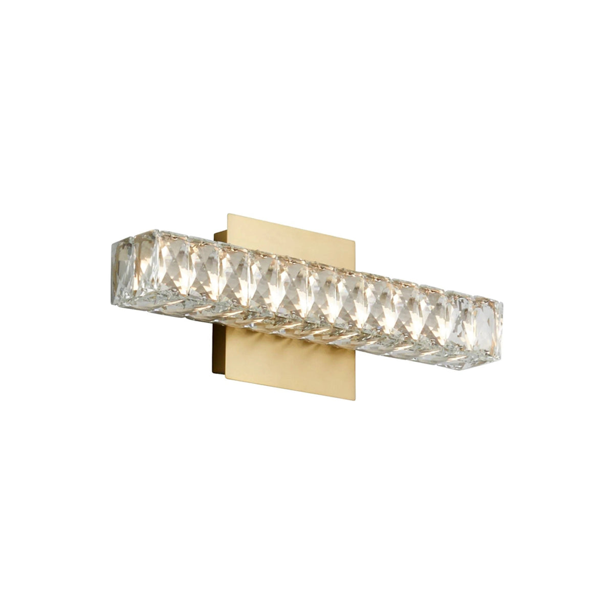 Élan LED Bath Vanity Light in Aged Brass (11.25-Inch).