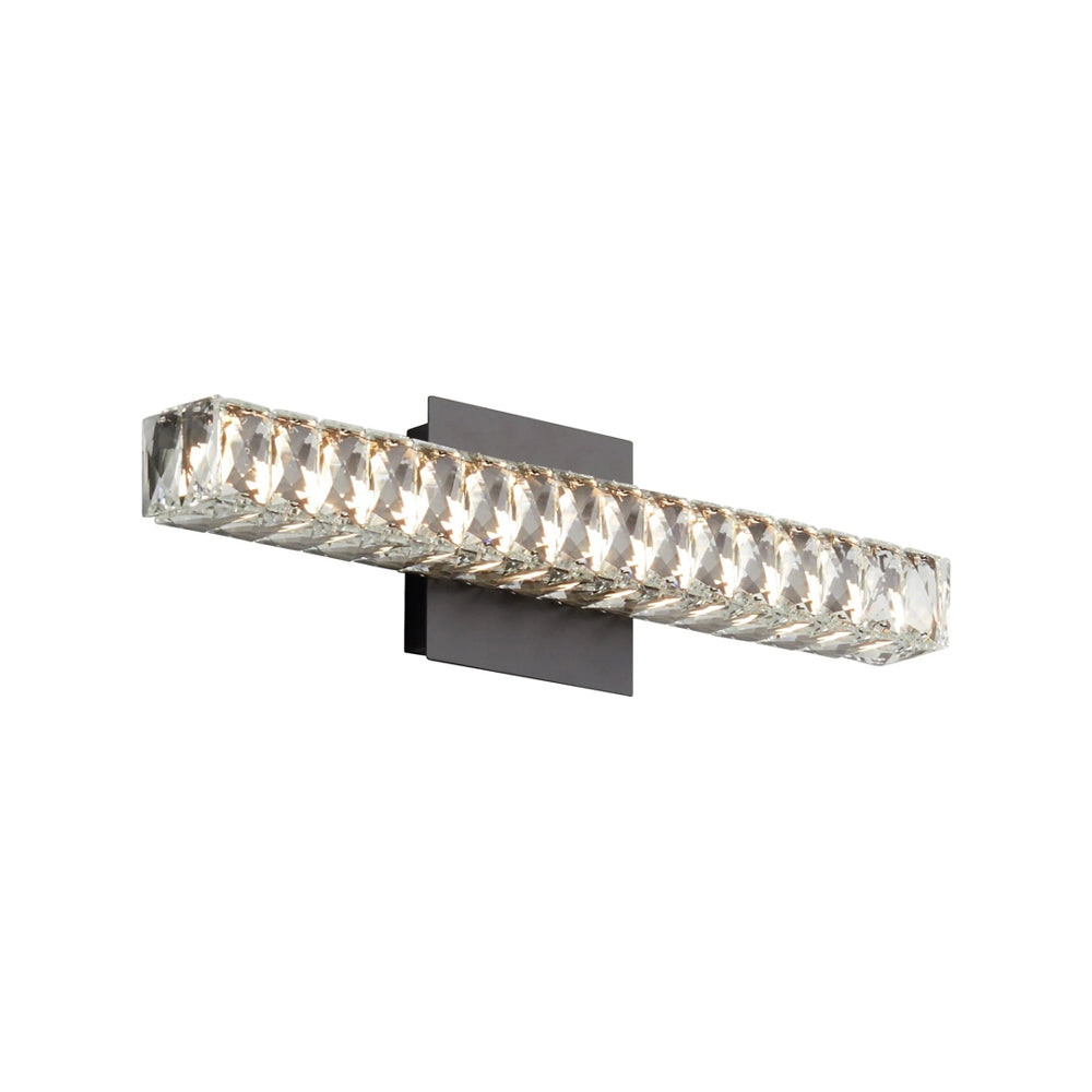 Élan LED Bath Vanity Light in Black (20-Inch).