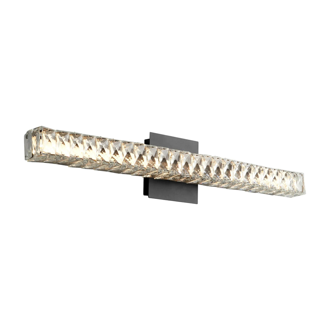 Élan LED Bath Vanity Light in Black (30-Inch).