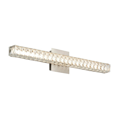 Élan LED Bath Vanity Light in Satin Nickel (30-Inch).