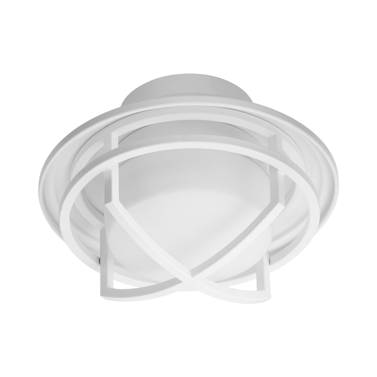 Fleet LED Cage Fan Light Kit in White.