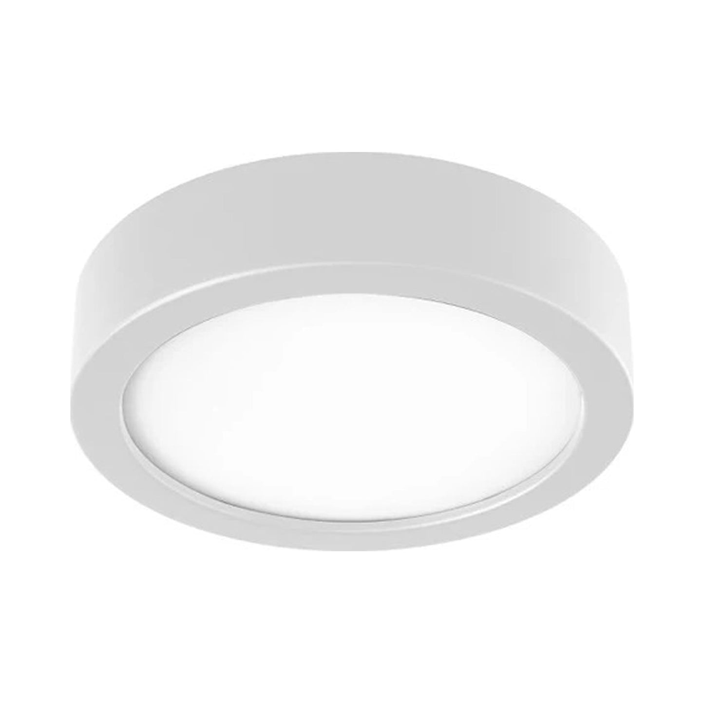 Fleet LED Disk Fan Light Kit in White.
