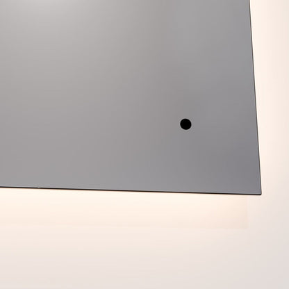 Galaxy Square LED Wall Mirror in Detail.