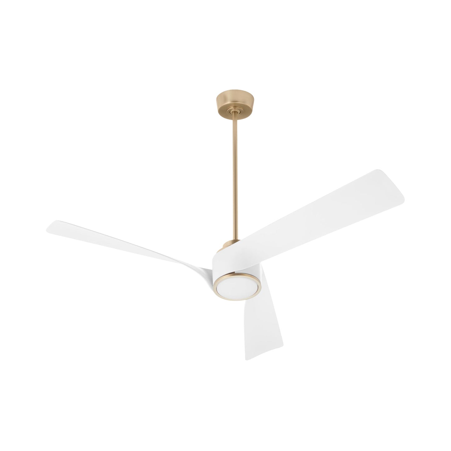 Heyday LED Ceiling Fan in White.