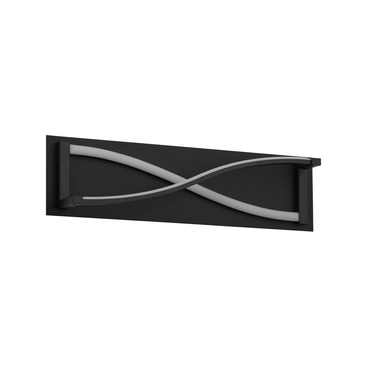 Hyperion LED Bath Vanity Light in Black (22-Inch).