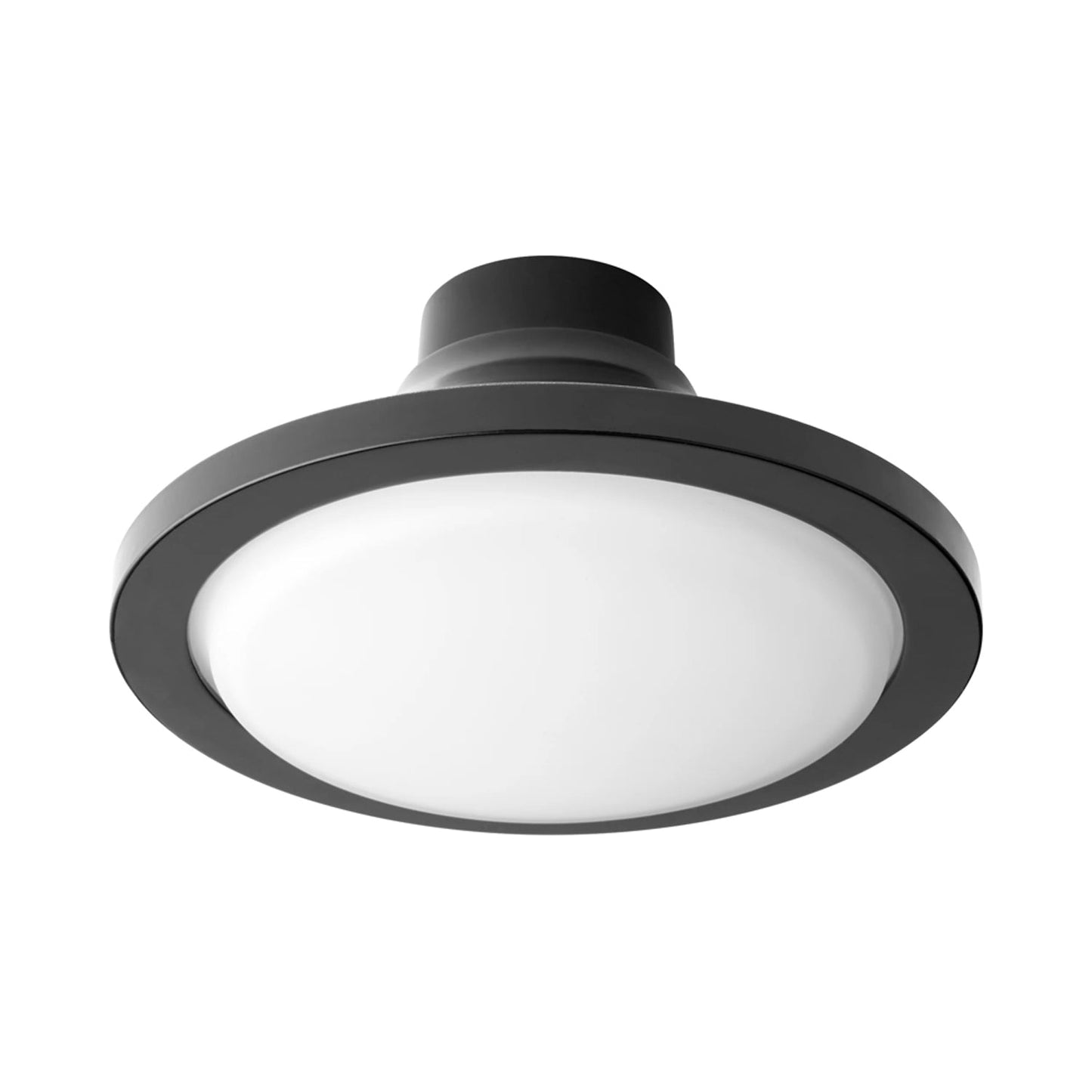 Juno LED Fan Light Kit in Black.