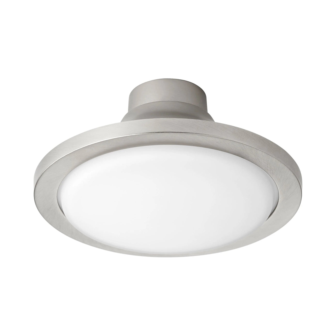 Juno LED Fan Light Kit in Satin Nickel.