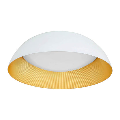 Lucci LED Flush Mount Ceiling Light in White (25-Inch).