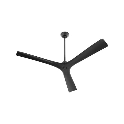 Mecca Ceiling Fan in Black (64-Inch).