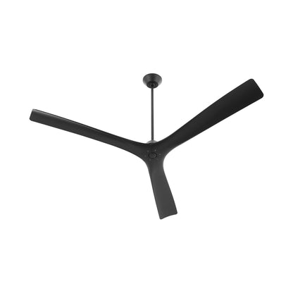 Mecca Ceiling Fan in Black (72-Inch).