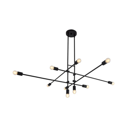 Mika Chandelier in Black.