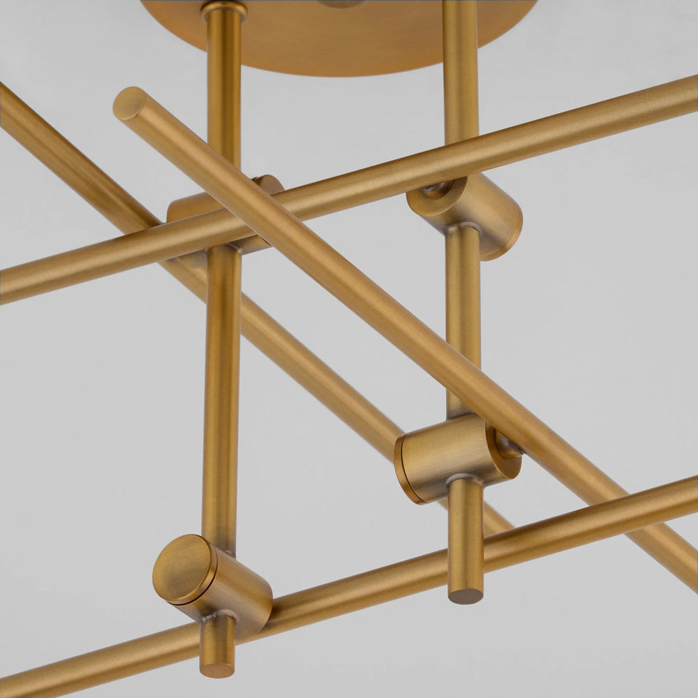 Mika Semi Flush Mount Ceiling Light in Detail.