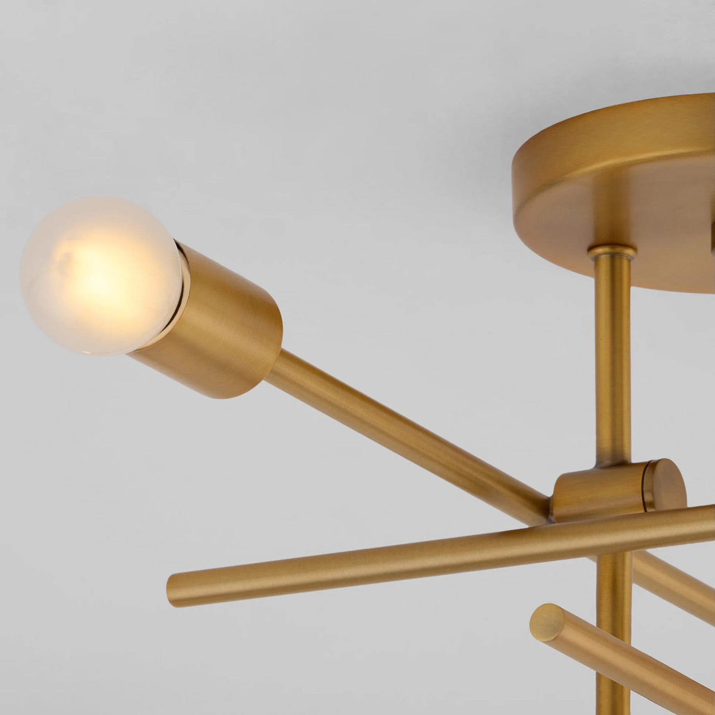 Mika Semi Flush Mount Ceiling Light in Detail.