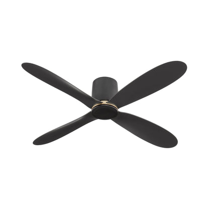 Myriad Hugger Ceiling Fan in Black.