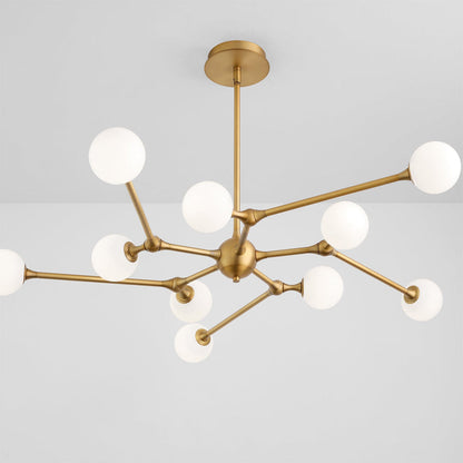 Orbe LED Chandelier in Detail.