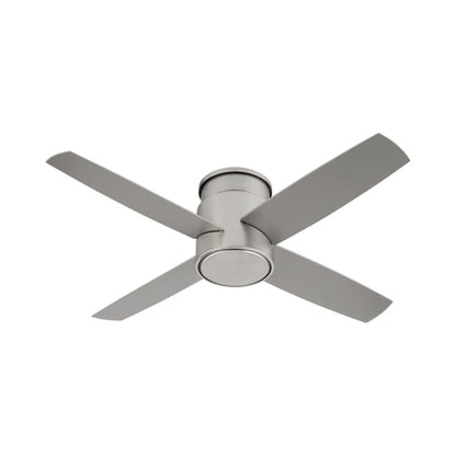 Oslo Flush Mount Ceiling Light in Satin Nickel (44-Inch).