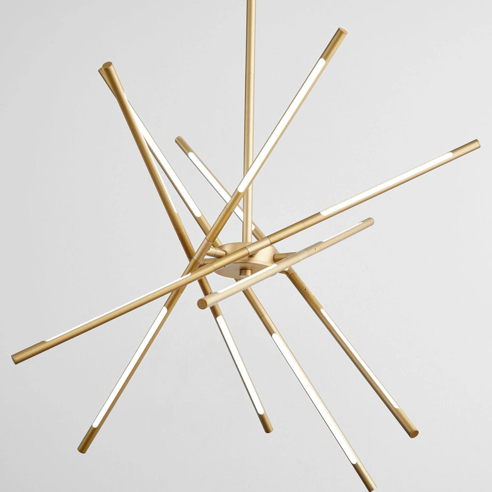 Palillos LED Multi Light Pendant Light in Detail.
