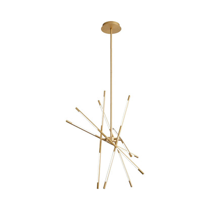 Palillos LED Multi Light Pendant Light in Detail.