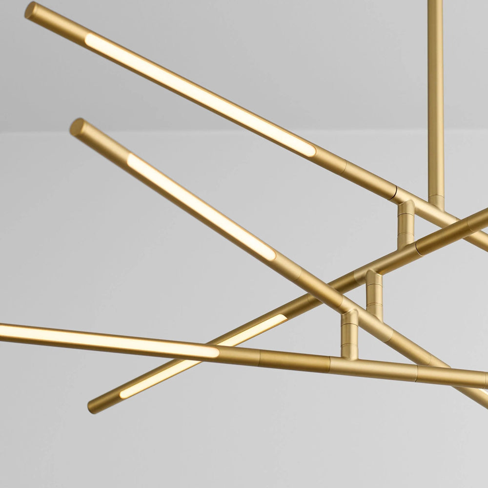 Palillos LED Pendant Light in Detail.
