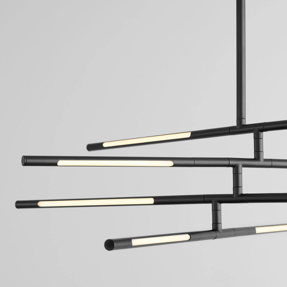 Palillos LED Pendant Light in Detail.