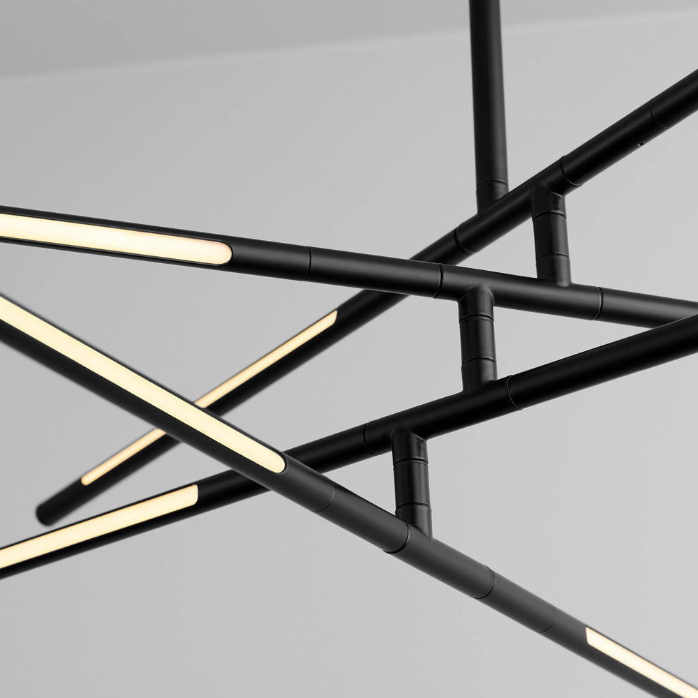 Palillos LED Pendant Light in Detail.