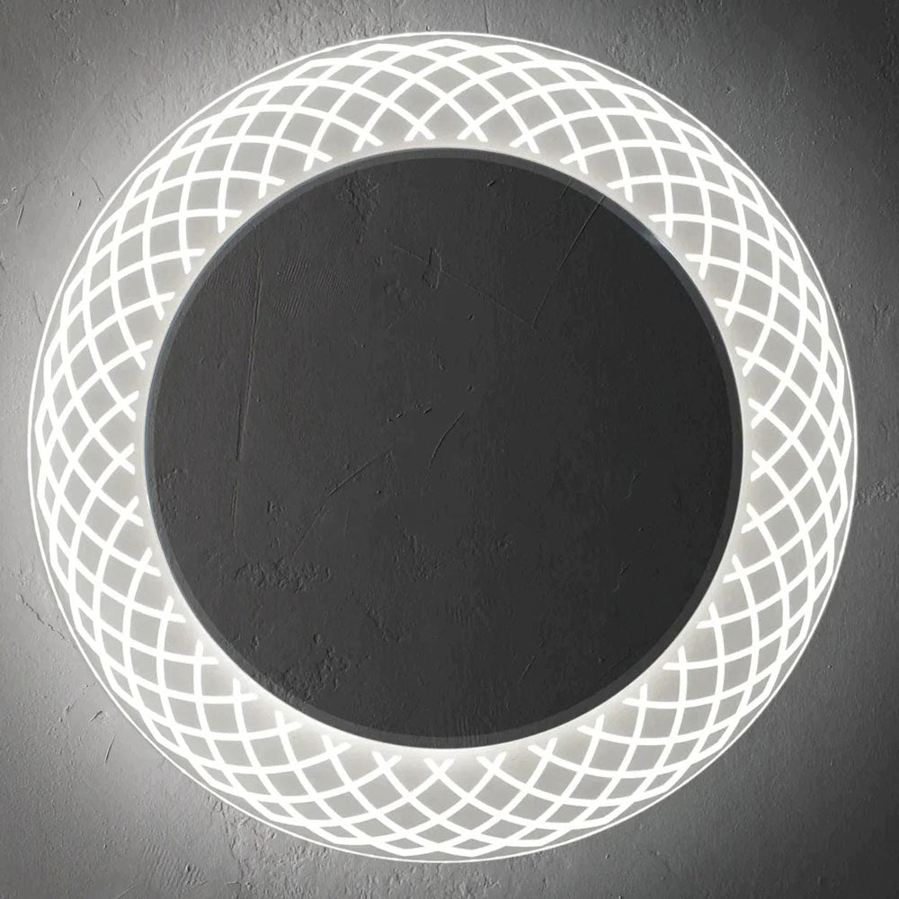 Perla LED Wall Mirror in Detail.