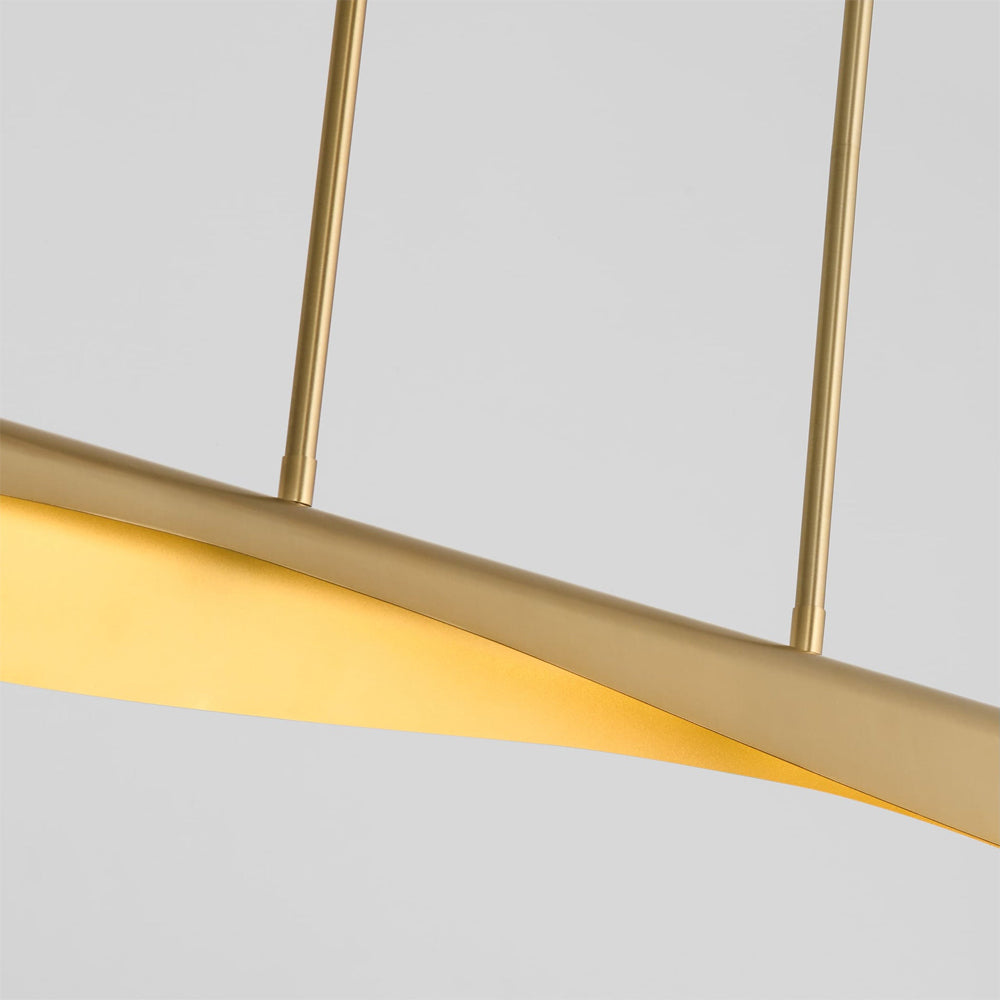 Pivot LED Linear Chandelier in Detail.