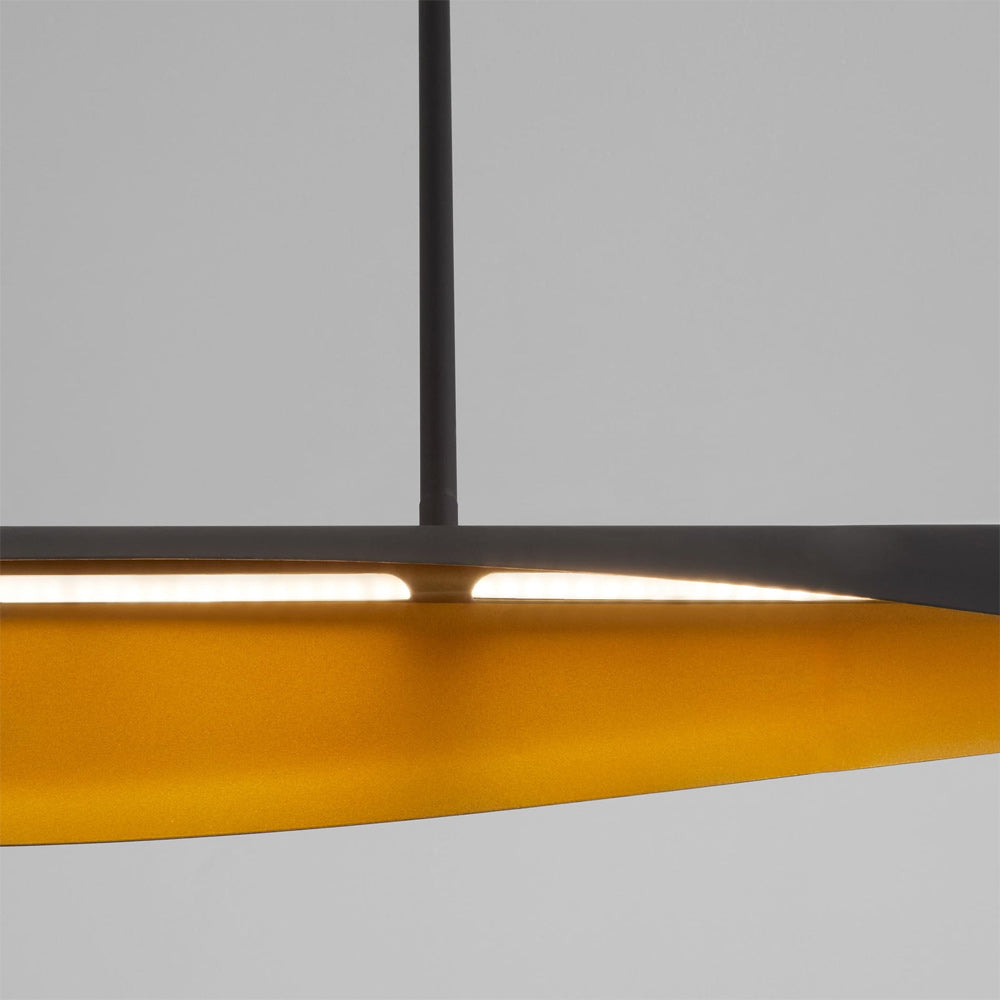 Pivot LED Linear Chandelier in Detail.