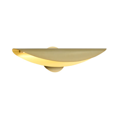 Pivot LED Wall Light in Aged Brass.