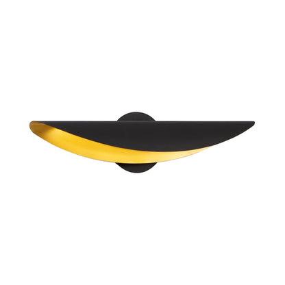 Pivot LED Wall Light in Black.