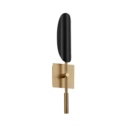 Pivot Vertical LED Wall Light in Black.