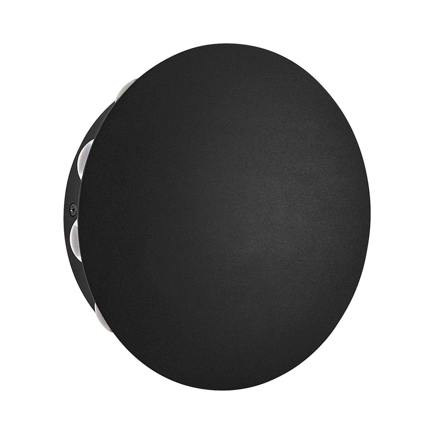 Rickie Outdoor LED Wall Light in Black (8-Inch).