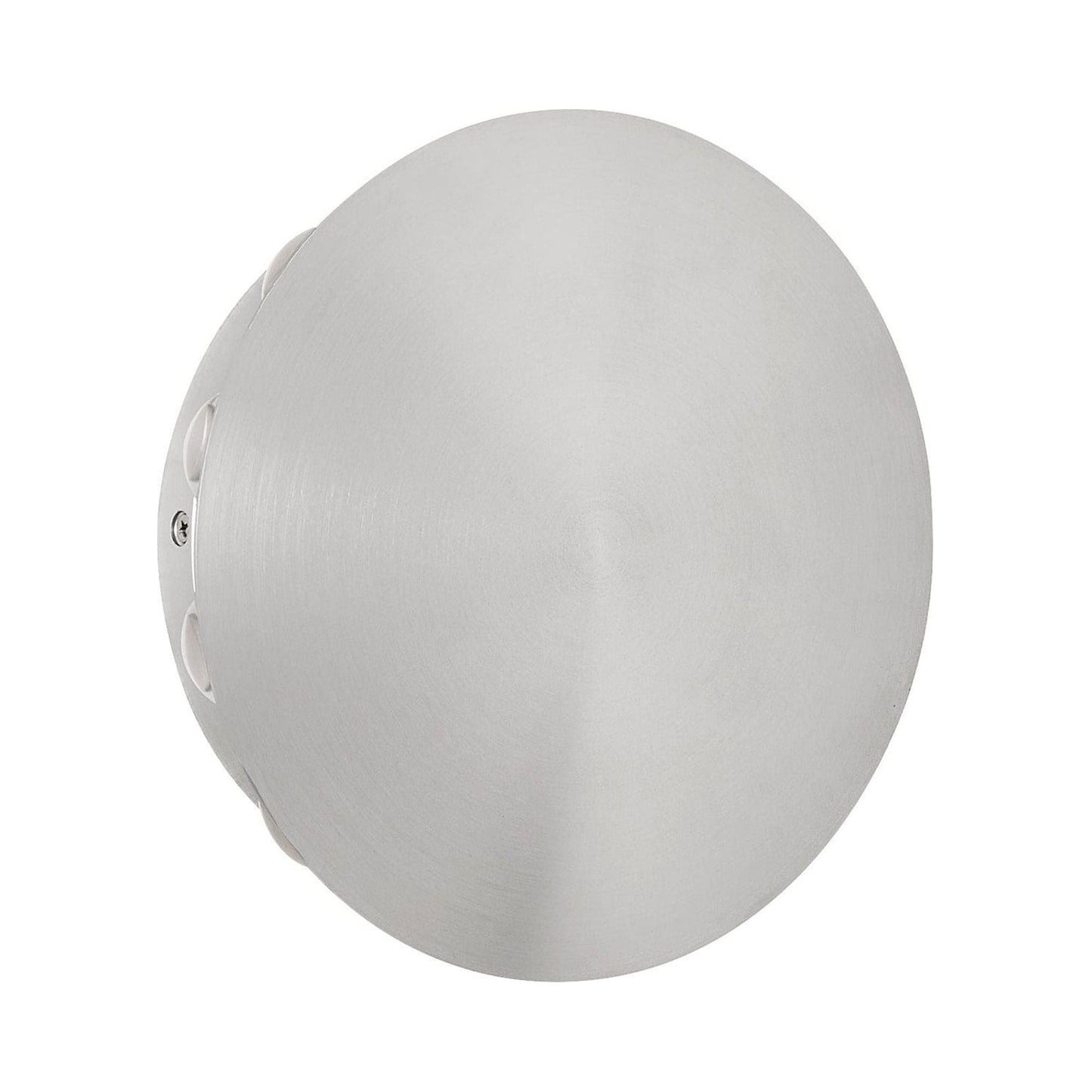 Rickie Outdoor LED Wall Light in Brushed Aluminum (8-Inch).