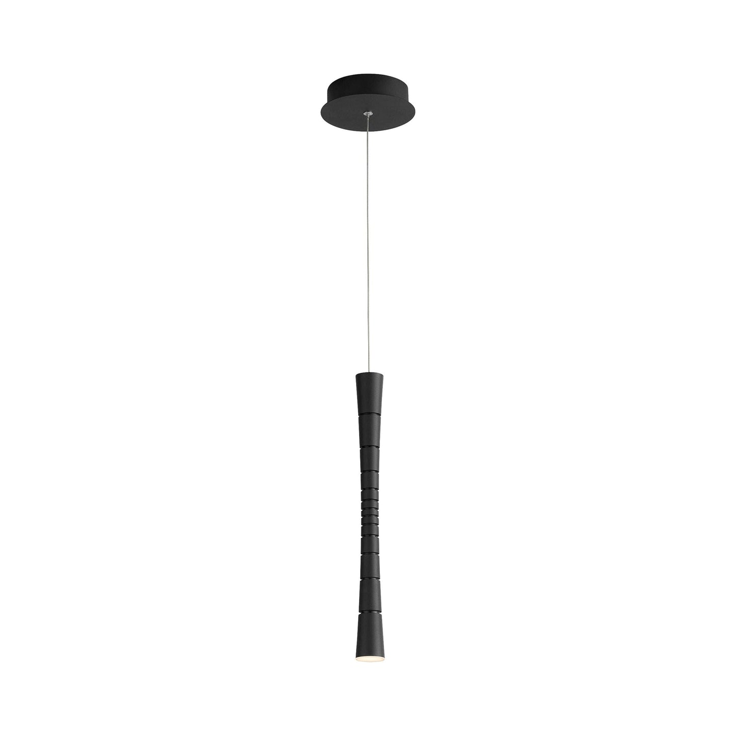 Sabre LED Pendant Light in Black.