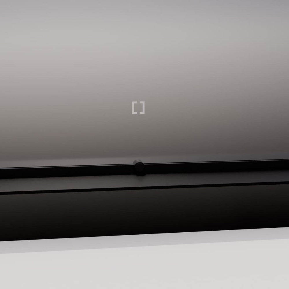 Skylight Square LED Wall Mirror in Detail.