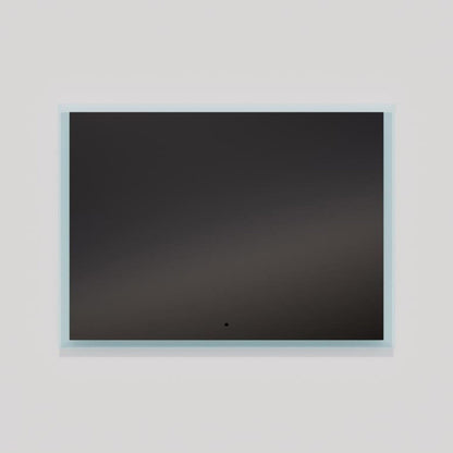 Starlight Rectangle LED Wall Mirror in Detail.