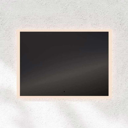 Starlight Rectangle LED Wall Mirror in Detail.