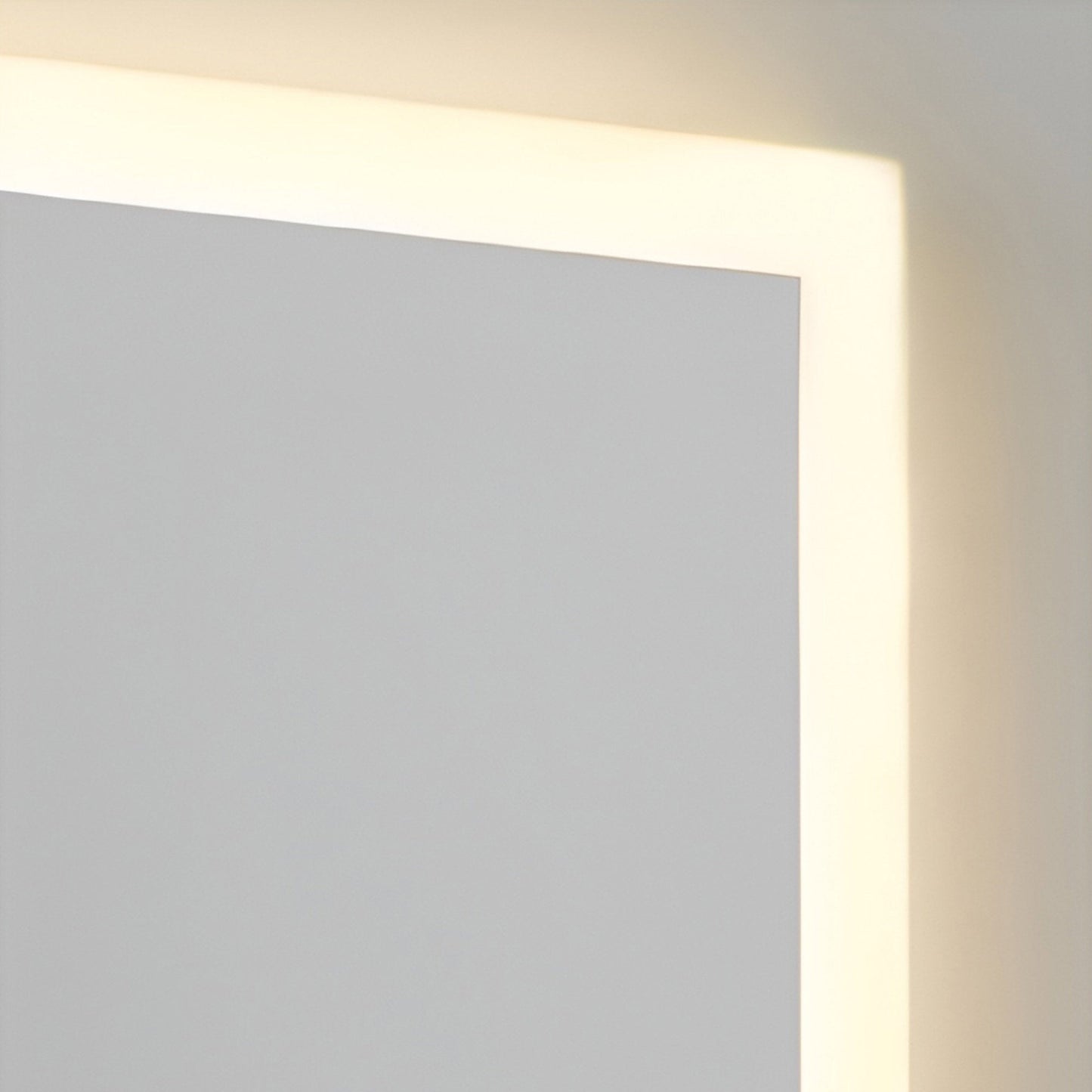 Starlight Square LED Wall Mirror in Detail.