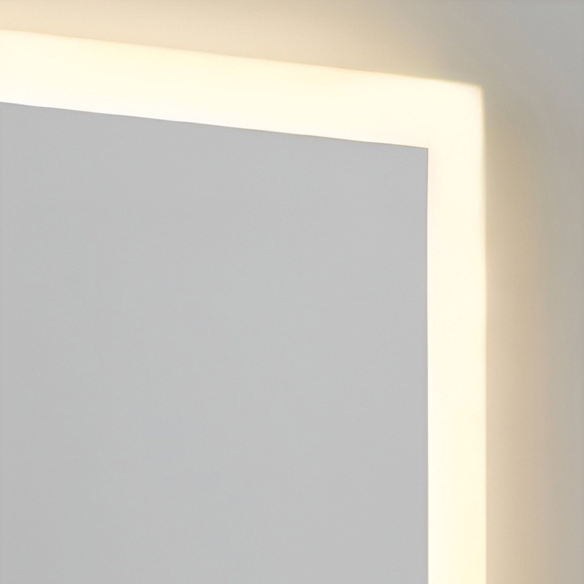 Starlight Square LED Wall Mirror in Detail.